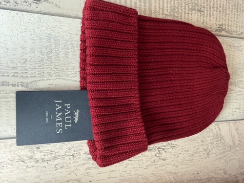Paul james burgundy beanie one - paul,